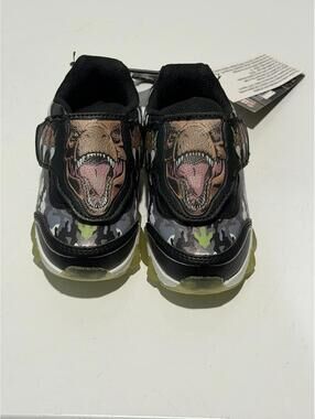 Kids Boys Shoes Jurassic World Size 7 Green